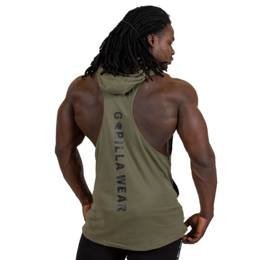 Lawrence Hooded Tank Top army green xxxlarge