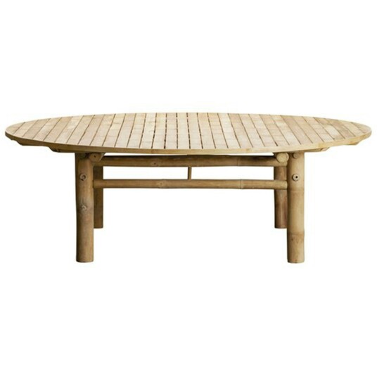 Tine K Tine K Stuebord Bambus Ø140 cm Naturfarget Tine K Tine K Stuebord Bambus Ø140 cm Naturfarget