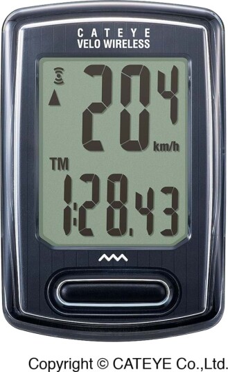 Cateye Velo Wireless Sort 8 funksjoner