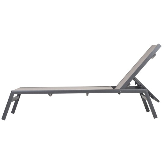 Fiam Ocean solseng i antracit/taupe aluminium