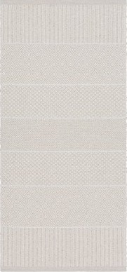 Horredsmattan Alice mix offwhite plast og garnteppe