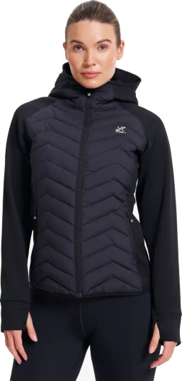 RevolutionRace Herre > Overdeler > Fleece & midlayers Evolution Hybrid Fleece Jacket Herre Black Størrelse:L