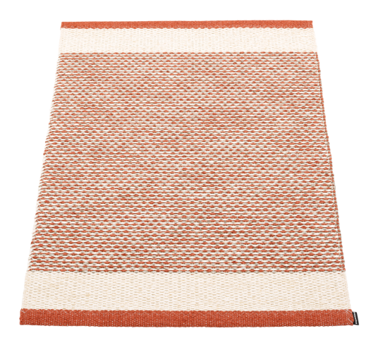 Pappelina Edit matte brick vanilje lin metallic 230x320 cm
