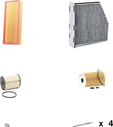 Servicepakke RIDEX 4682P4584