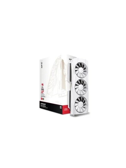 XFX Radeon RX 9070 XT Quicksilver Magnetic Air OC White 16GB GDDR6 RAM Grafikkort XFX Radeon RX 9070 XT Quicksilver Magnetic Air OC White 16GB GDDR6 RAM Grafikkort
