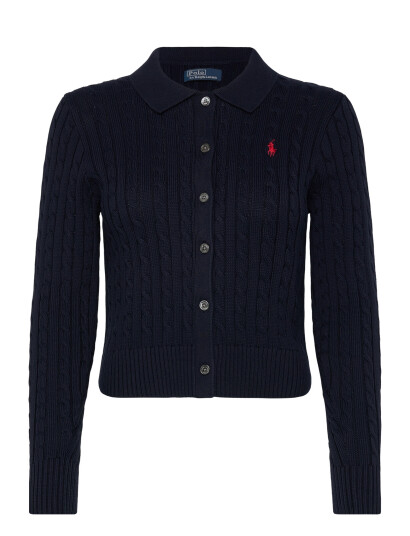 Polo Ralph Lauren Cable Knit Cotton Cardigan Navy XL Polo Ralph Lauren Cable Knit Cotton Cardigan Navy XL