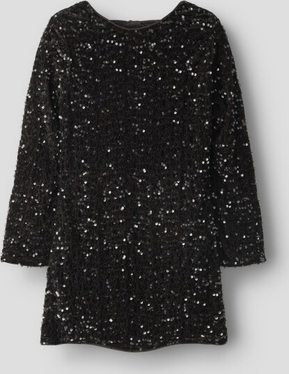 Name It Rusitta Long Sleeve Dress Burgunder 146