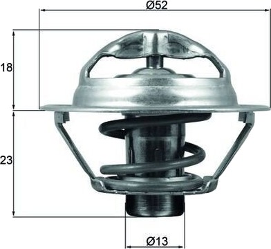 Termostat MAHLE ORIGINAL TX 175 95D Termostat MAHLE ORIGINAL TX 175 95D