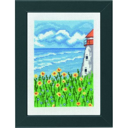 Permin Broderisett Fyrtårn 13x18cm