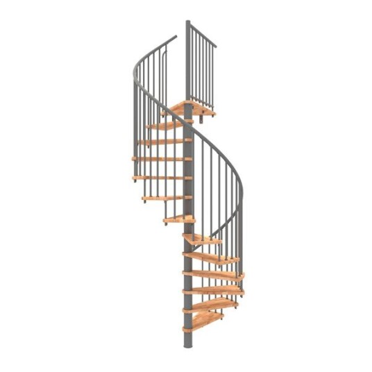 Minka Spiral Smart Spiraltrapp gra ø120 bøg