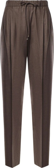 Max Mara Dame Bukser Brun M, Max Mara Dame Bukser Brun M,