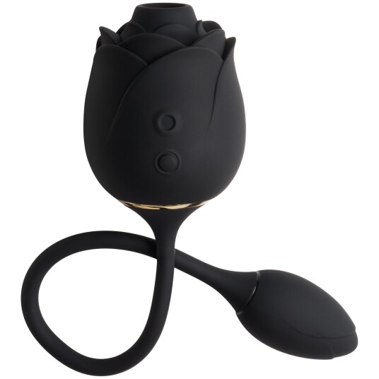 Fifty Shades of Grey Dark Blushing Rose Lufttrykksvibrator - Svart
