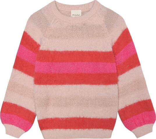 Minymo Genser Strikk Peach Pisk 7 år 122 Genser Rosa Rød Minymo Genser Strikk Peach Pisk 7 år 122 Genser Rosa Rød