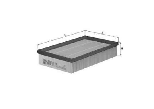 Luftfilter MAHLE ORIGINAL LX 1596