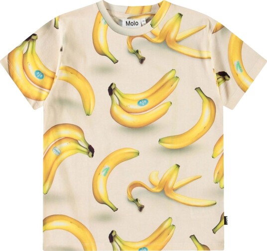 Molo T skjorte Riley Bananer Molo 14 år (164) T skjorte Beige Gul