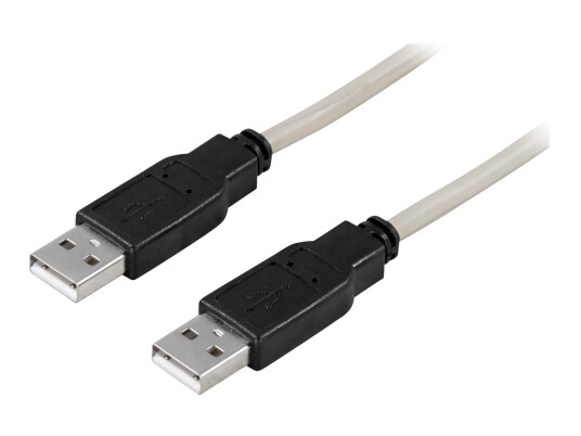 Deltaco USB-kabel Type A til Mini-USB B 0,5m Grå Deltaco USB-kabel Type A til Mini-USB B 0,5m Grå