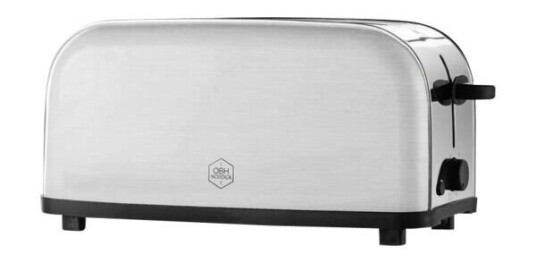 OBH Nordica Manhattan Steel Brødrister 4 Skiver Rustfritt Stål 2268