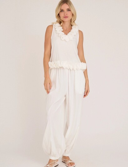 A View Manon Balloon Pants White 36 A View Manon Balloon Pants White 36