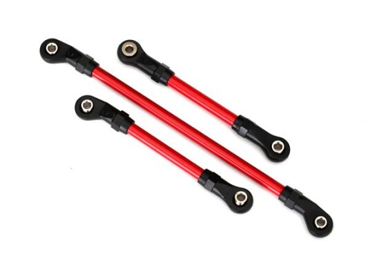 Traxxas 8146R Steering Drag and Panhard Link Red for Lift Kit Traxxas 8146R Steering Drag and Panhard Link Red for Lift Kit