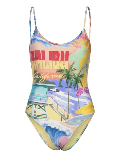Rip Curl Hotel Malibu Cheeky One Piece Multi/patterned XL