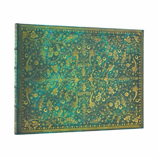 Paperblanks Gjestebok Emerald Flower Linjert Paperblanks Gjestebok Emerald Flower Linjert