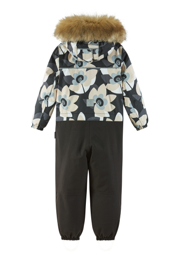 Reima Kids' Reimatec Winter Overall Kipina Black 140 Reima Kids' Reimatec Winter Overall Kipina Black 140