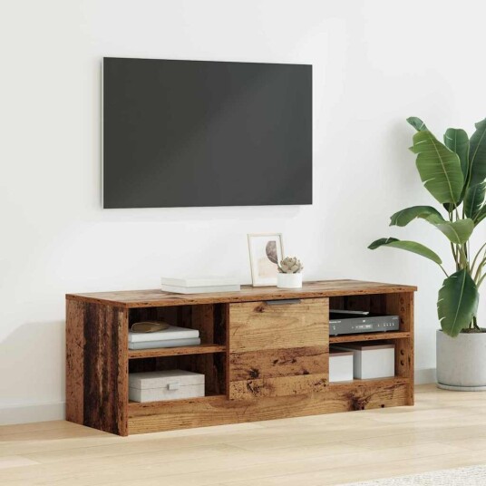  TV skap Gamle tre 102 x 35 x 36,5 cm Konstruert tre