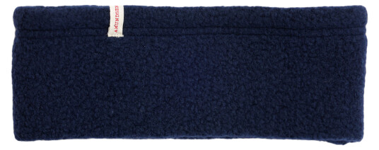 Wool Fleece Headband Faded Navy M