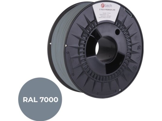 Filament 3D C-Tech Premium Line Pla Ral7000 1,75Mm 1Kg Squirrel Grey Filament 3D C-Tech Premium Line Pla Ral7000 1,75Mm 1Kg Squirrel Grey