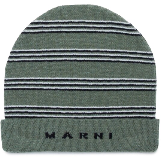 Marni Deep Lichen Green Hat One Size