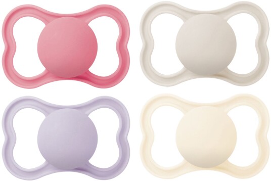 MAM Air Silikon Smokker 6-16m 4-Pack Rosa/Nøytral