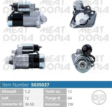 MEAT & DORIA 5035037 Starter