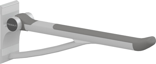 Pressalit Care Plus armstøtte 70 cm grå Antrasitt