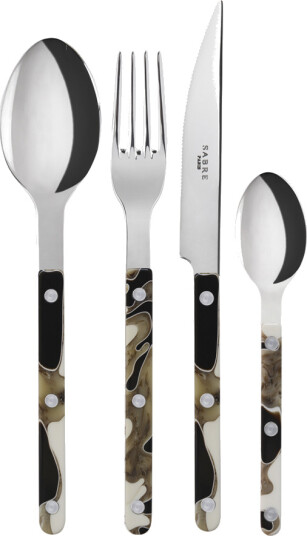Sabre Bistrot bestikksett 24 deler dune black Sabre Bistrot bestikksett 24 deler dune black