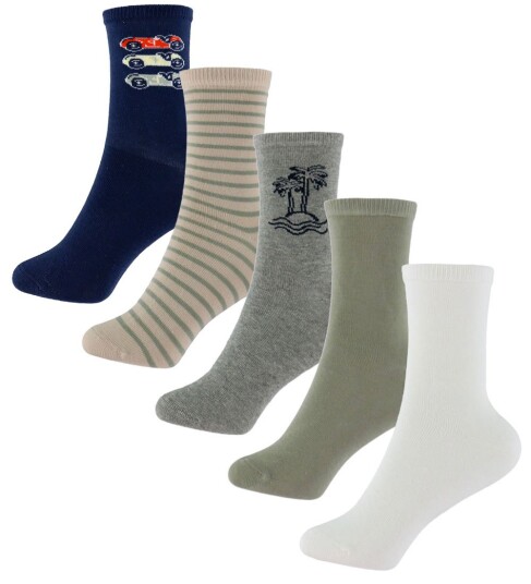 Name It Nmmvagn 5P Sock Grey 22 24 Name It Nmmvagn 5P Sock Grey 22 24