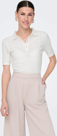 JDY Jdysalsa S/S Polo Top Jrs Noos White M JDY Jdysalsa S/S Polo Top Jrs Noos White M