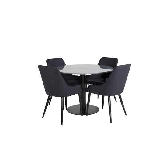 Venture Home Spisegruppe Venture Home Estelle med 4 Plake Stoler Polyester GR20145