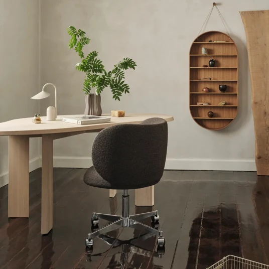 Ferm Living Tarn Skrivebord White Oiled Beech Ferm Living Tarn Skrivebord White Oiled Beech