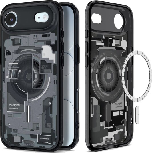 Spigen Ultra Hybrid MagSafe deksel til iPhone 17 Air - Zero One Svart