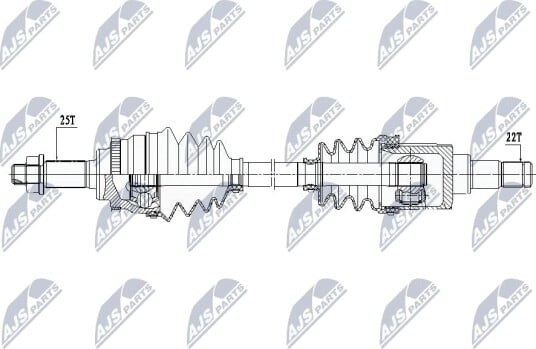 Nty Drivaksel NTY NPW SU 031