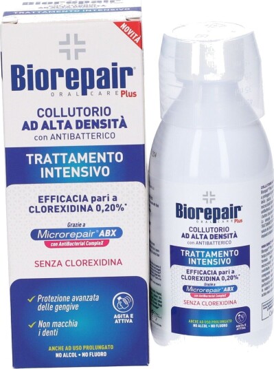 Biorepair Plus ABX High Density Intensiv Hydroxyapatite Munnvann til tannkjtt og munnhule (250 ml)
