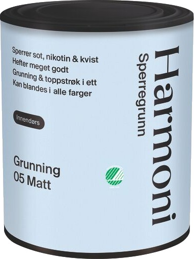 Harmoni Sperregrunn Hvit Base 0.68l