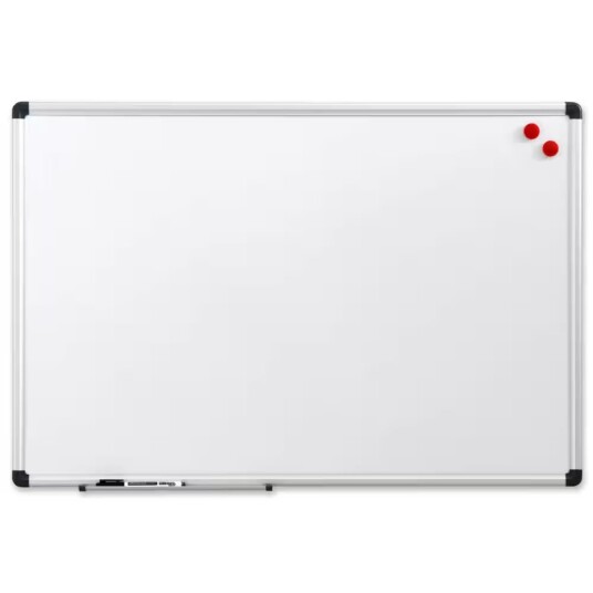 Whiteboard 45x30 cm magnetisk med aluminiumsramme inkl. 1 marker og 2 magneter Whiteboard 45x30 cm magnetisk med aluminiumsramme inkl. 1 marker og 2 magneter