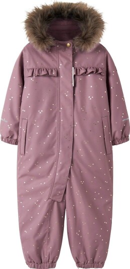 Name It Vinterdress NmfSnow10 Vemodig Mauve/Hearts Name It 6 år (116) Vinterdress Lilla