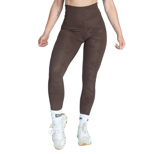 Better Bodies Trenings tights Camo Brun Large