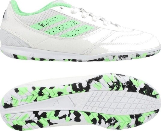 adidas Top Sala Competition IC   Fottøy Hvit/Lime/Svart Barn   Innendørs (IC) størrelse 38⅔