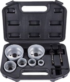 Silver Tungsten Kiuges Pjuklai 9 Stk. Lagamine / Sidabrinis Silver Tungsten Kiuges Pjuklai 9 Stk. Lagamine / Sidabrinis