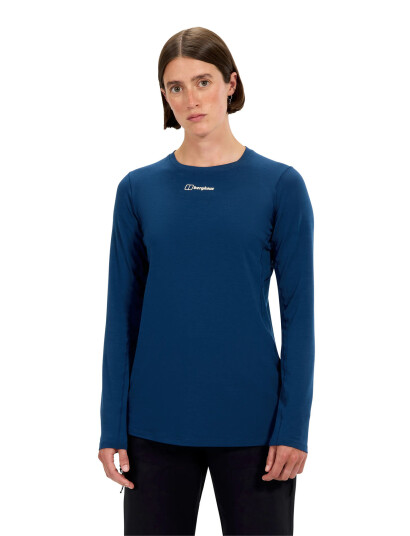 Berghaus Bg Berghaus Delta Ls Tee Af - Navy - M