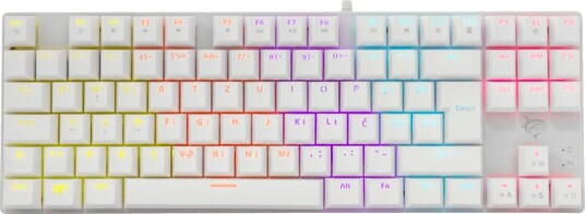 White Shark GK-2106 Commandos Kablet Mekanisk Gamingtastatur Blue Switch US
