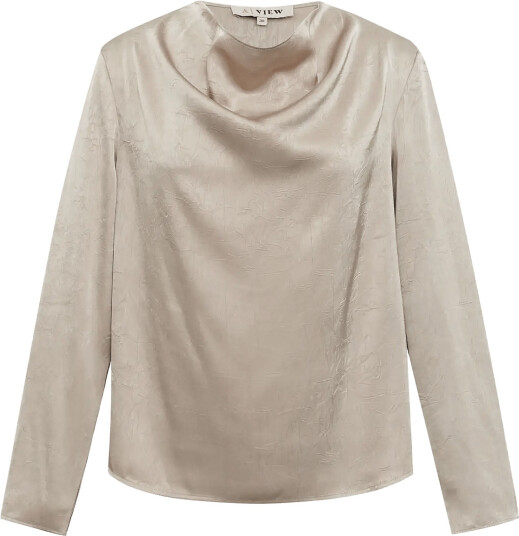 A View Sinda Drape Blouse   Beige   38